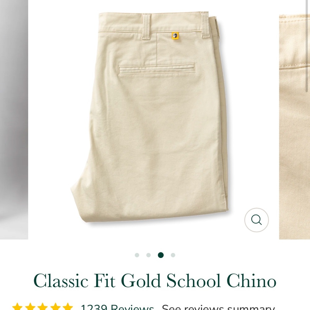 Duck Head Classic Fit Gold School Chino Pants